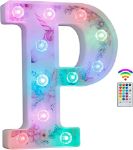 Picture of Unicorn Light Up Letters, 18 Color Changing LED Letter Lights Diamond Alphabet Sign Unicorn Gifts for Girls & Women Party Decorations for Birthday Christmas Valentine