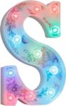 Picture of Unicorn Light Up Letters, 18 Color Changing LED Letter Lights Diamond Alphabet Sign Unicorn Gifts for Girls & Women Party Decorations for Birthday Christmas Valentine