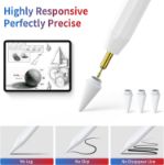 Picture of Stylus Pen for iPad 2018-2022, Magnetic iPad Pencil with Palm Rejection & Tilt Sensitivity Compatible with iPad/iPad Air/iPad Pro/iPad Mini