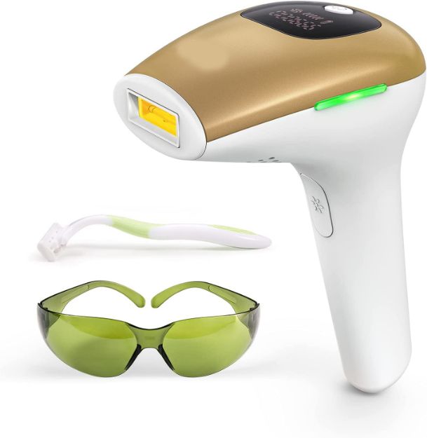 Picture of IPL Hair Removal Device Permanent Hair Removing 999,000 Light Pulses Painless Long Lasting Hair Remover for Men & Women, Body, Face, Bikini Zone