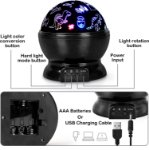 Picture of Dinosaur Night Light Projector for Kids, 360°Rotating Dinosaur Light with 8 Colorful Light Modes for Kids