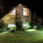 Picture of LED Solar Spotlight - Solar Powered Motion Activated LED Security Light