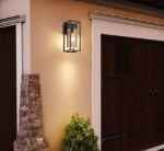 Picture of Exterior Modern Wall Lights, Clear Diffuser LED, Black Modern Wall Lights Outdoor
