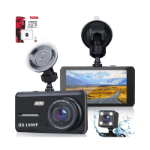 Picture of Car Dash Camera Front & Rear Supports SD Card Up to 128GB Full HD 1080P 4.0" DVR Dashboard Camera