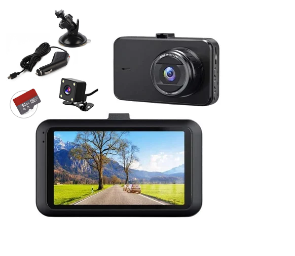 Full HD 1080P Car Dash Camera Front & Rear 4.0" DVR