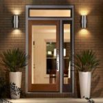 Picture of Modern Stainless Steel Up Down Wall Lights, IP65 Waterproof Outdoor Wall Lights - Pack Of 2