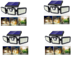 solar exterior lights wall