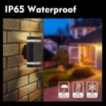 Picture of Outdoor Wall Light Mains Powered, Outdoor Up and Down Lights IP65 Waterproof, LED Lighting Sconce Wall Mounted for House