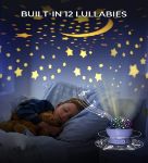 Picture of Night Light Projector with Music Star Projector, 360° Rotation for Kids Sensory Lights