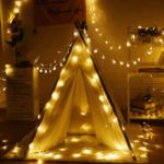 Picture of Star Fairy Lights, 6M 40Pcs LED Battery Powered String Lights, Two Mode Monochrom and Shining Decoration Lightning for Christmas, Wedding, Birthday 