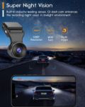 Picture of Dash Cam WiFi FHD 1080P Car Dashcam Recorder, Dashcams for Cars with SD Card Included, Night Vision, 170 degrees Wide Angle, WDR, Loop Recording