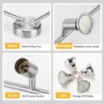 Picture of 4-Way Adjustable LED Ceiling Light, Rotatable Spotlight 