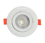 Picture of Round Recessed Mounted Adjustable SMD Downlight 5w Spotlight Adjustable Recessed LED Downlight