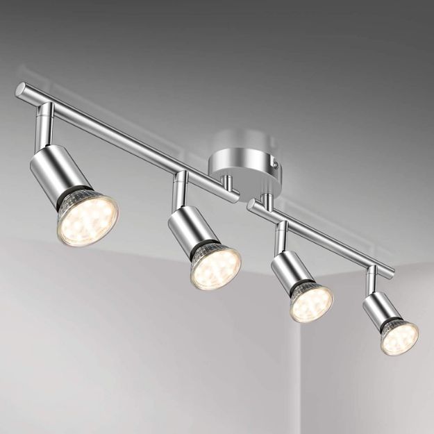 Picture of 4-Way Adjustable LED Ceiling Light, Rotatable Spotlight 