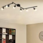 Picture of 6 Way LED Ceiling Spot Lights Rotatable, 2700K Warm White Spotlight Bar for Kitchen, Living Room, Bedroom,