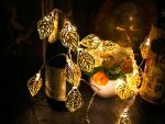 Picture of String Lights, 3M 20LED Metal Fairy String Lights Geometric Rose Gold Metal Fairy Lights