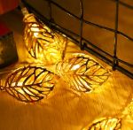 Picture of String Lights, 3M 20LED Metal Fairy String Lights Geometric Rose Gold Metal Fairy Lights