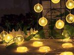 Picture of Lemon Slice Lights,120inch Long,Battery Power,Flexible Rope String Fairy LED, Warm Yellow for Christmas