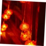 Picture of String Light Post Xmas Fairy Light Chinese Spring Festival Supplies Hanging Lantern Lights