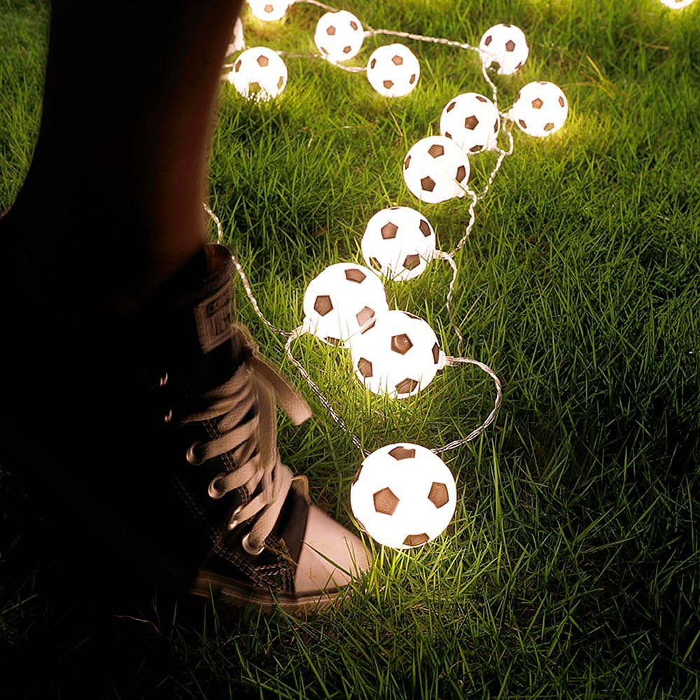 String Light 20LEDs Football Decoration - Football String Lights