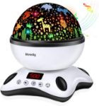 Picture of Moredig Baby Projector Night Light, Night Light Kids Projector with 12 Music and Timer, Remote Kids Night Light for Bedroom with 8 Lighting Modes, Gifts for Baby Boy Girls- Black White