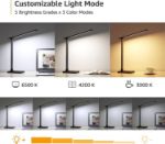 Picture of LED Desk Lamp with USB Charging Port Dimmable Home Office Lamp, 3 Color Modes with 5 Brightness Level,