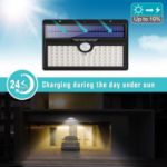 Picture of Solar Lights Outdoor, Upgraded 78 LED Solar Motion Sensor Security Lights - Solar Powered Lights Waterproof