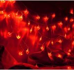 Picture of LED Heart Shaped String Lights for Valentine's Day Decoration | Bedroom,Anniversary,party
