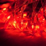Picture of LED Heart Shaped String Lights for Valentine's Day Decoration | Bedroom,Anniversary,party