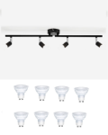 Picture of 4-Way Adjustable LED Ceiling Light, Rotatable Spotlight 