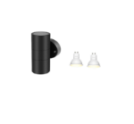 Picture of Modern Black Double Up Down Outdoor Stainless Steel Wall Light, Use GU10 IP65