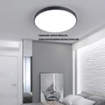 black bathroom ceiling light