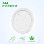 Picture of 18W Round Flush Ceiling Light, IP44 Waterproof, 3 Colours Swtichable Warm White 3000K Neutral White 4000K Cool White 6400K, LED Ceiling Lamp