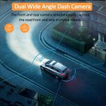 Picture of Dash Cam for Cars Front and Rear and SD Card Included 1080P Full HD In Car Camera Dual Lens Dashcam
