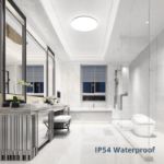 Picture of ‎48W Bathroom Lights Ceiling LED, Ceiling Lights Round, 2050lm Waterproof 6000K Cool White 29cm,Indoor Home Flush Ceiling Light