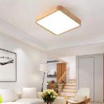 Picture of 24 Inch LED Flush Mount Ceiling Lamp 48W Dimmable Thin Boutique Decoration Ceiling Light