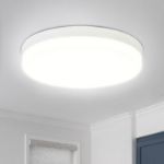 Picture of Modern LED Kitchen Ceiling Light - 18W 1850lm Round Flush Dome Fixture, Daylight White 5000K, Equivalent to 120W