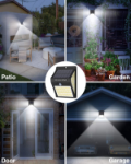 Picture of 40LED Solar Security Lights Outdoor, Motion Sensor Lights 270º Wide Angle Waterproof Solar Powered Wall Lights With Three Modes