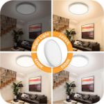 Picture of 28W Dimmable LED Ceiling Light, Energy Saving Dimmable Bathroom Ceiling Light, 10%-100% Brightness Adjustable, 2520LM Modern Round Ceiling Light