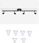 Picture of 4-Way Adjustable LED Ceiling Light, Rotatable Spotlight 