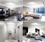 Picture of 18W 30cm LED Ceiling Light, 6500K Daylight White, 3240LM Bright Flush Mount Ceiling Light for Bedroom, Kitchen, Hallway & Living Room