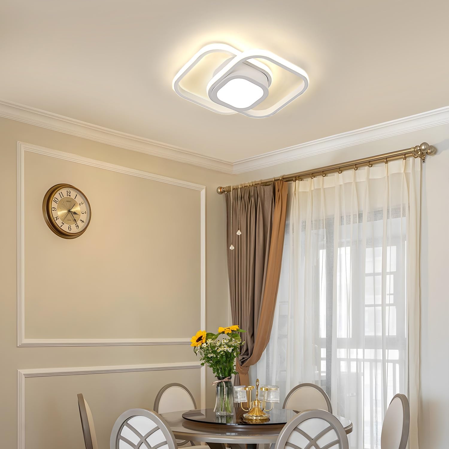 Double Square LED Ceiling Lighting – Square Ceiling Lamp