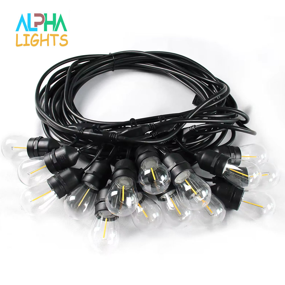 Festoon Lighting Mains Powered For Garden