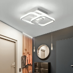 Picture of Modern Ceiling Light 22W LED 6000K,  Square LED Ceiling Lights (White)  for Bedroom, Living Room, Kitchen, Hallway, Office & Dining Room