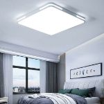 Picture of Modern Square LED Ceiling Light - 36W Ultra-Bright 4000K Panel (40cm) - Replaces 150W Bulbs, Saves 80% Energy - Slim 5cm Flush Mount for Homes & Offices 