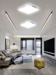 Picture of Modern Square LED Ceiling Light - 36W Ultra-Bright 4000K Panel (40cm) - Replaces 150W Bulbs, Saves 80% Energy - Slim 5cm Flush Mount for Homes & Offices 