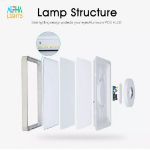 Picture of 18W 30cm LED Ceiling Light, 6500K Daylight White, 3240LM Bright Flush Mount Ceiling Light for Bedroom, Kitchen, Hallway & Living Room