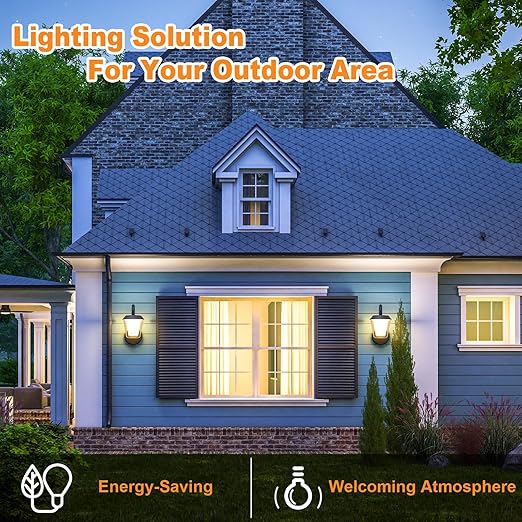 Modern Outdoor Wall Light IP65, Waterproof LED Sconce for Porch & Front ...