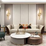 Picture of Modern LED Acrylic Wall Sconce, 12W Wall Light with 3 Color Modes for Bathroom, Bedroom & Corridor