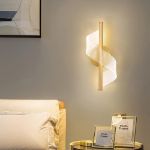 Picture of Modern LED Acrylic Wall Sconce, 12W Wall Light with 3 Color Modes for Bathroom, Bedroom & Corridor